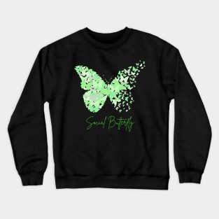 Social Butterfly Personality v4 Crewneck Sweatshirt